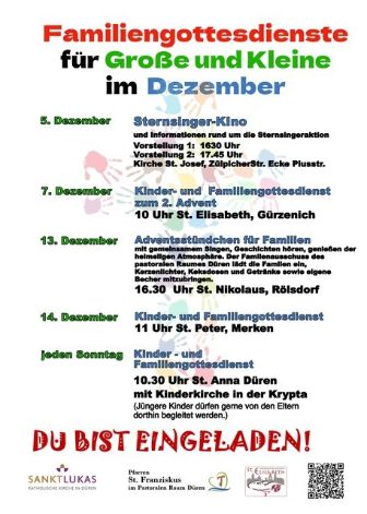 Familiengottesdienste Dezember 2025 (c) GR Thelen