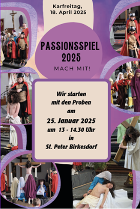 Passionsspiel 2025 - mach mit! (c) GdG St. Franziskus