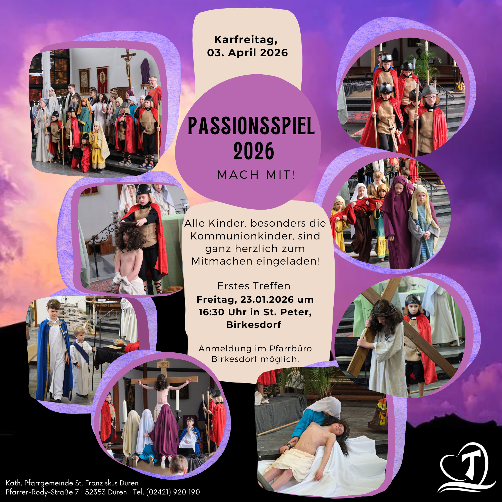 Passionsspiel 2026 (c) St. Franziskus, Düren-Nord