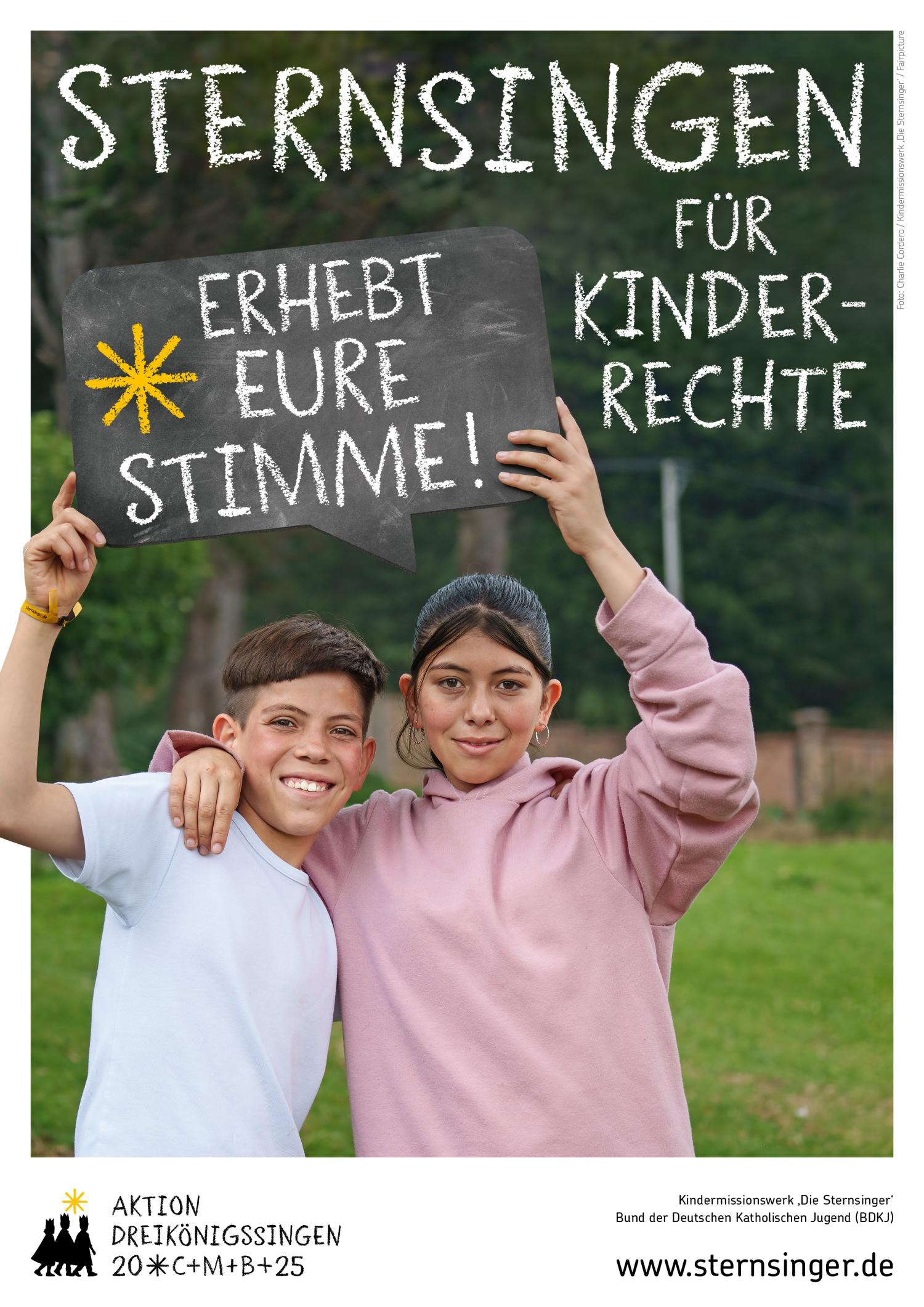 Sternsinger_2025_Aktionsplakat (c) Kindermissionswerk, by @pfarrbriefservice